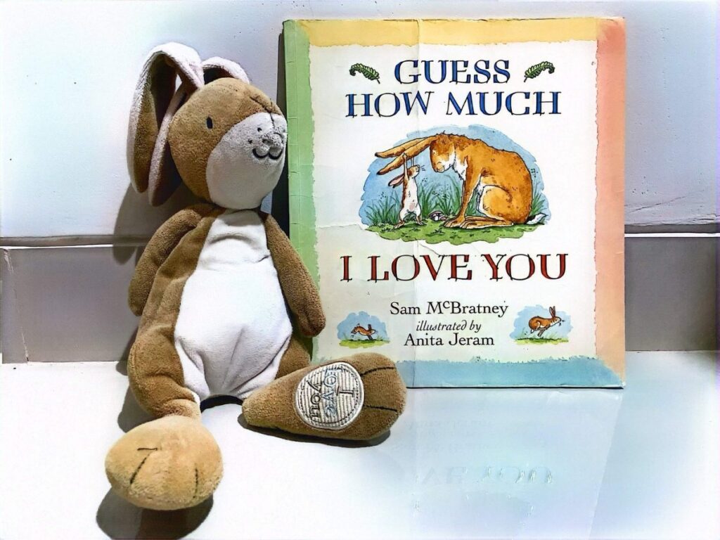 "Guess how much I love you" book and companion toy