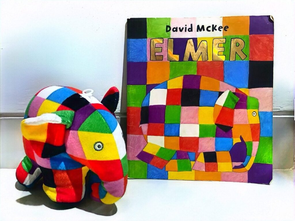 Elmer book and toy