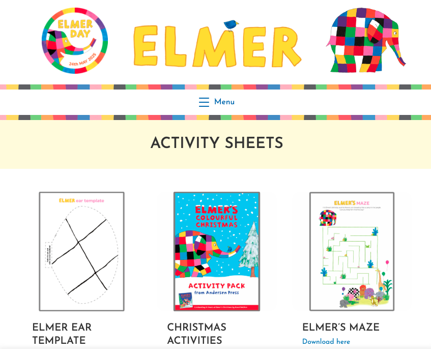 Elmer website, full of downloadable resourses